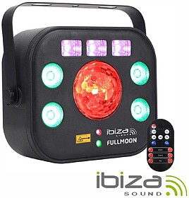 FULLMOON : Projetor 5em1 Astro/ Wash/ UV/ Laser/ Strobe IBIZ...