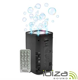 BUBBLE-DREAM : Máquina De Bolhas Preta Leds Pilhas IBIZA