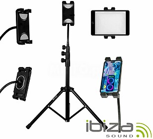 SMM20 : Tripé Universal P/ Smartphones e Tablets IBIZA