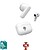 Auriculares Bluetooth Earbuds Freedom Light II FPF Branco 19189844 - imagem 1