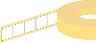 Etiquetas 032x25x25mm Rolo 1000un Etiquetas 032x25x25mm Rolo...