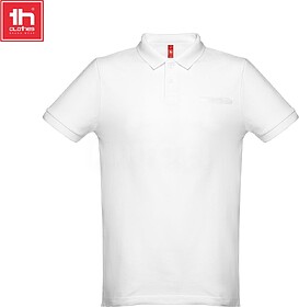 DHAKA Polo com bolso para homem 195 g/m2 tam: M cor: Branco ...