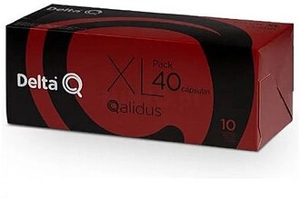CAIXA DE 40 CÁPSULAS DE CAFÉ DELTA QUALIDADE INTENSIDADE 1...