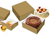 Caixa c/Tampa Cartolina Cor Kraft 15x19,3cm Pack100 6621078