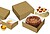 Caixa c/Tampa Cartolina Cor Kraft 15x19,3cm Pack100 6621078 - imagem 1