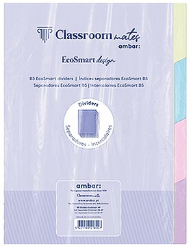 Separadores p/Caderno Inteligente Ambar EcoSmart B5 Separadores p/Caderno Inteligente Ambar EcoSmart B5