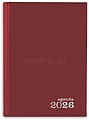 Agenda Diária 2026 Basic 140x200mm Vermelho 1671130