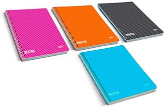 Caderno Espiral Firmo A4 Quadriculado 4x4 com Margem 80 Folh...