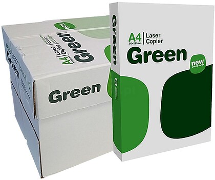 Papel Fotocopia A4 Green 5 x 500 Folhas : 75gr