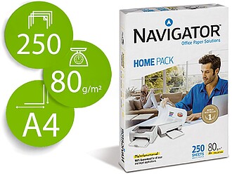 NAV-HOME : PAPEL FOTOCOPIA NAVIGATOR HOME PACK DIN A4 80 GRA...