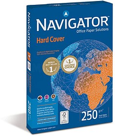 Papel 250gr Fotocopia A4 Navigator Hard Cover 1x125Folhas