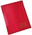 Dossier Plastico 2000 c/Mola 134PL Vermelho 170Z19336 - imagem 1