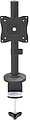 Suporte de Secretária para 1 Monitor 13” > 27” - VESA: 75x75/100x100, Rotação: 360º, Peso max.: 8Kg, Sistema de arrumação de cabos integrado