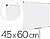 Quadro branco bi-office earth lacado magnetico moldura de aluminio 450x600 mm Quadro branco bi-office earth lacado magnetico moldura de aluminio 450x600 mm MA0207790 - imagem 1