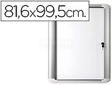 Vitrina de Anuncio BI-Office Magnetica 816X995 MM para Exterior com Moldura de Aluminio e Fechadura VT630209760
