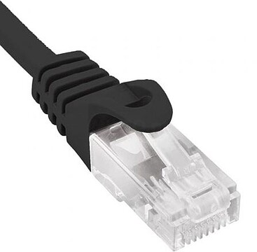 Cabo de Rede RJ45 UTP Phasak PHK 1852 Cat.6/ 25cm/ Preto