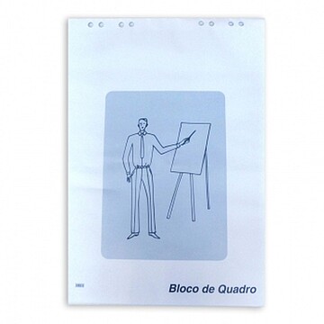 1086590 : Bloco Papel Conferencia 65x90cm 50Folhas 70gr