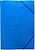 Pasta Cartão c/Elásticos A3 3 Abas Azul Pasta Cartão c/Elásticos A3 3 Abas Azul - imagem 1