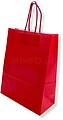 Saco 18x08x24cm Papel Vermelho c/Asas 100gr 1un Saco 18x08x24cm Papel Vermelho c/Asas 100gr 1un