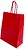 Saco 18x08x24cm Papel Vermelho c/Asas 100gr 1un Saco 18x08x24cm Papel Vermelho c/Asas 100gr 1un - imagem 1
