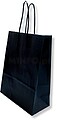 Saco 24x10x32cm Papel Preto c/Asas 100gr 1un Saco 24x10x32cm Papel Preto c/Asas 100gr 1un
