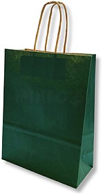 Saco 42x16x49cm Papel Verde Escuro c/Asas 100gr 1un Saco 42x...