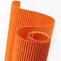 Folha Cartao Canelado Colorido 50x70cm Laranja alt-1235915