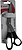 Tesoura 21cm Eagle Preto - imagem 1