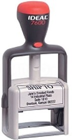 Carimbo Ideal Autotintavel 34x57mm Mod 7600