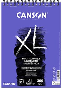 Bloco Espiralado Horizontal Canson XL A4 300gr 30 Folhas.Tem...