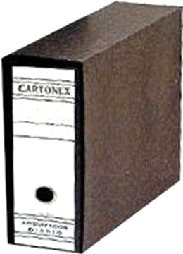 Caixa Arq. A5 (Baixo) L/80mm 210x290 Marmoreado Preto