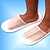 Chinelo Polipropileno 80gr Sola Rigida Anti-Derrapante Fomato Fechado-Cor Branco-Par 6301702040 - imagem 1