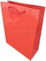 Saco Papel Vermelho 24x10x31cm c/Asa Cordão 1un 6701669