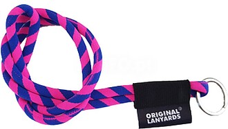 Fita Lanyards Tube Long Azul/ Rosa ø8 x 470 mm Fita Lanyard...