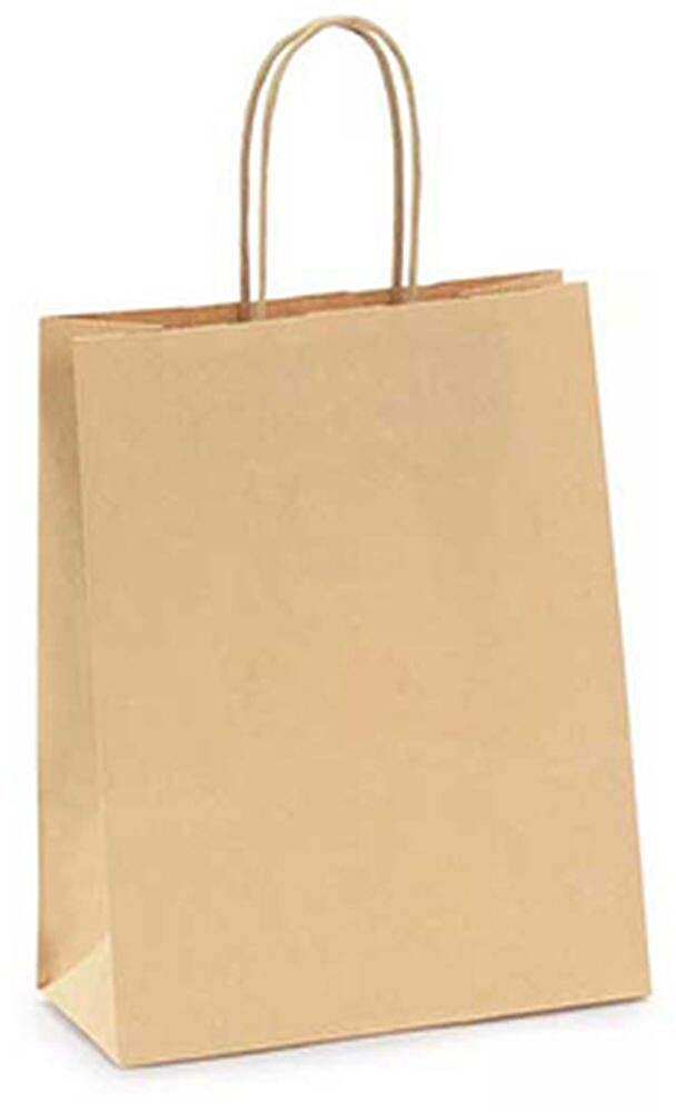 Saco 115g 27x16x31cm Papel Kraft c/Asas 1un Saco 115g 27x16x31cm Papel Kraft c/Asas 1un