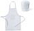 Avental e Chapéu de Cozinheiro Criança Non-Woven Branco Avental e Chapéu de Cozinheiro Criança Non-Woven Branco - imagem 1