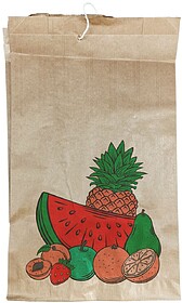 6621543 Bolsa Papel para Fruta 20x9x32cm até 2Kg c/Cordel 7...