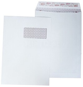 1611044 Envelopes Saco 229x324mm C4 Janela Branco 090g Autod...