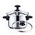 Haeger Panela Pressao Cooker Plus 8LTS Inox Tampa Vidro PC8SS020A - imagem 1
