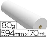 Papel Reprografia para Planos 80 Grs. 594 MM X 170 Mts PPC-NAV-594