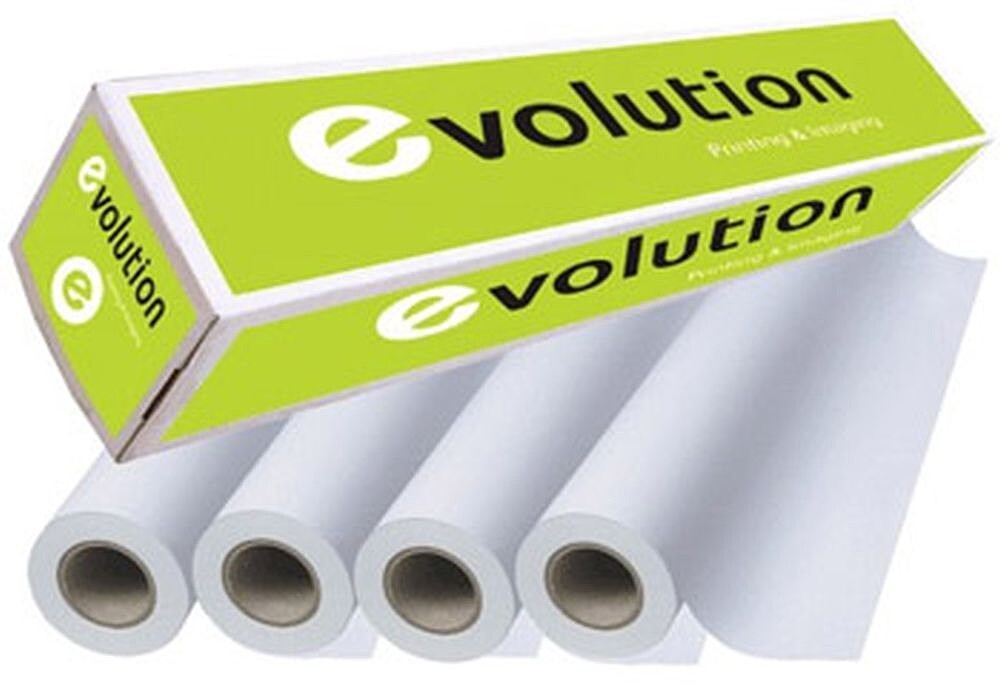 Papel Plotter 75gr 610mmx50mts Evolution Pack 4 Rolos Papel Plotter 75gr 610mmx50mts Evolution Pack 4 Rolos