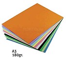 Cartolina 180gr 50 Folhas A3 Cores Medias Sortidas 1725902