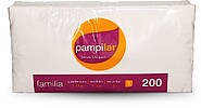 Guardanapos 30x30 1Fl Branco Pampilar 200un Guardanapos 30x30 1Fl Branco Pampilar 200un