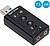 Placa de Som USB 7.1 C/ 2 Fichas Jack G-ADPUSBSOUND7.1A - imagem 1