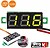 Voltimetro Digital LED Verde 2.5V-30VDC ProK G-DIGIVOL30C - imagem 1