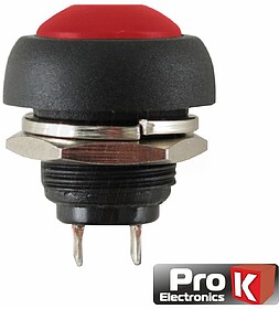 G-ITR015R : INTERRUPTOR PRESSÃO REDONDO 0.5A-250VAC VERMELH...