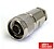 Ficha N Macho Soldar Niquelada P/ Cabo RG8/U RG213/U - imagem 1