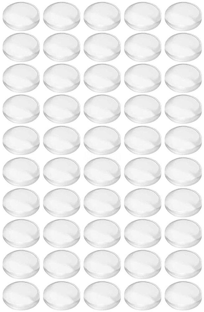 Batentes Adesivos de silicone Transparentes 10mm 50x G-LAR931