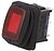 Interruptor Basculante C/ Luz 16A-250V SPST ON-OFF Vermelho R1366B8BBR - imagem 1