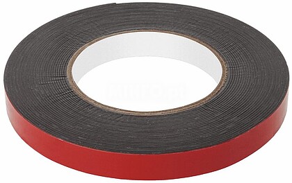 TOOL090A : Fita Adesiva Dupla Face de Espuma Preta 15mm 10m
